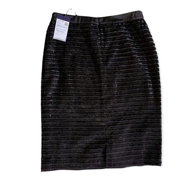 🖤NWT🖤 W by Worth Black Mini Eyelash Aria Skirt - Picture 3 of 6